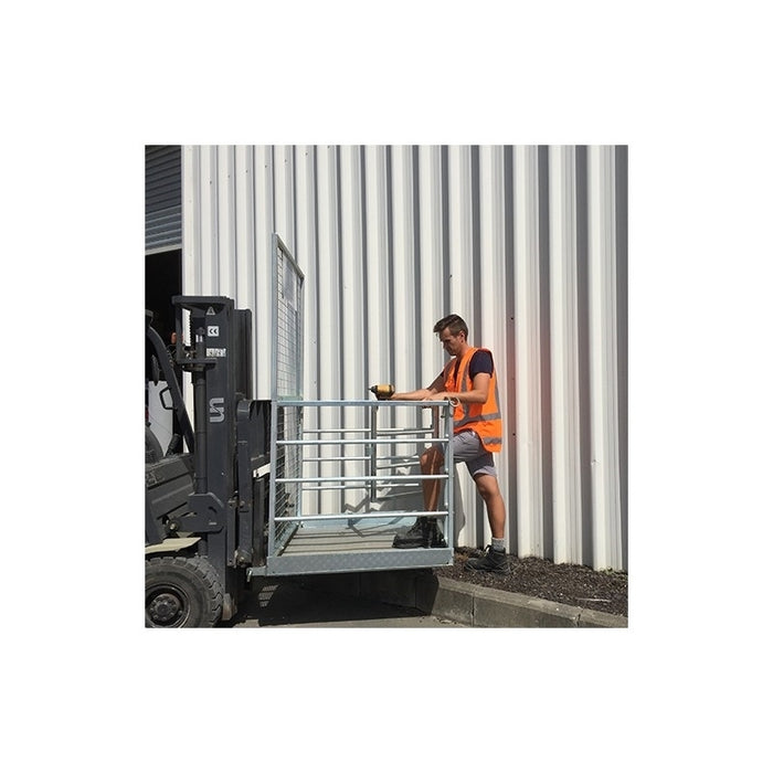Forklift Access Safety Cage