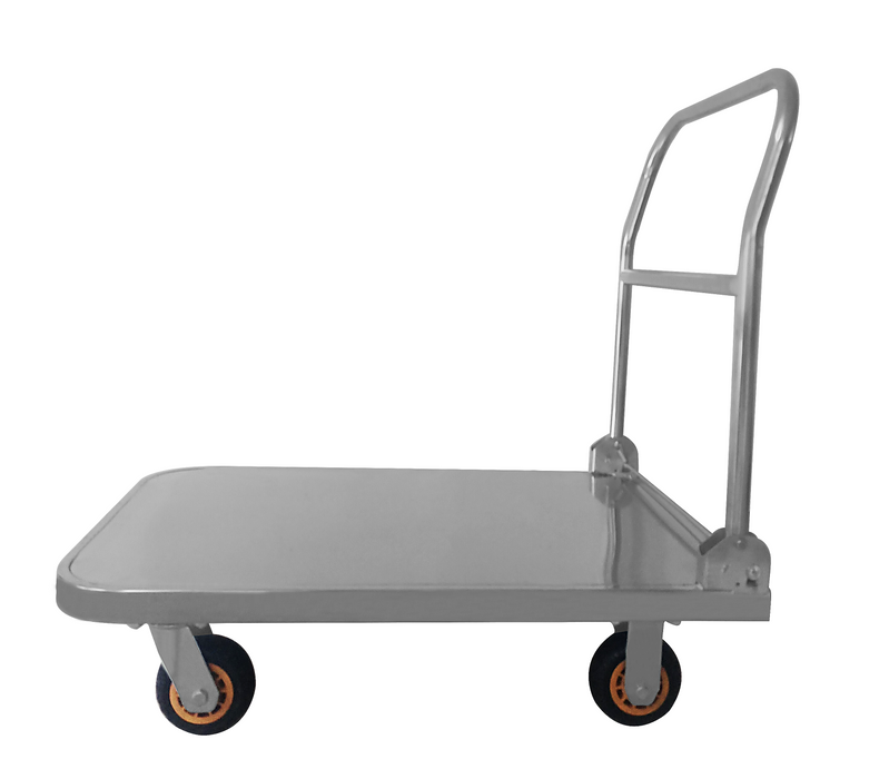 Stainless Steel 1 Tier - Hand Platform Trolley Truck