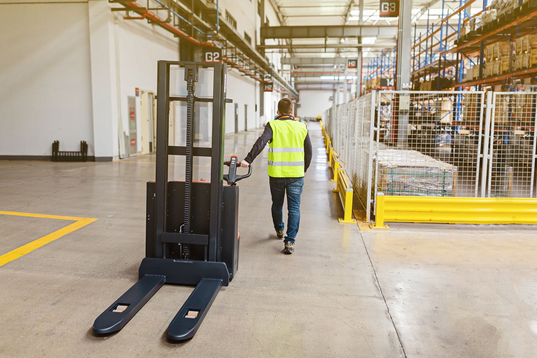 The Electric Stacker Pallet Jack: Streamlining Warehousing Operations