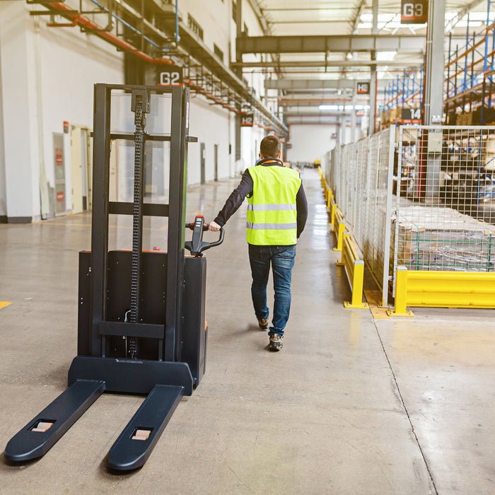 The Electric Stacker Pallet Jack: Streamlining Warehousing Operations