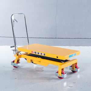 Mobile Hydraulic Scissor Lifter Platform Trolley 300kg | Arrow Warehousing