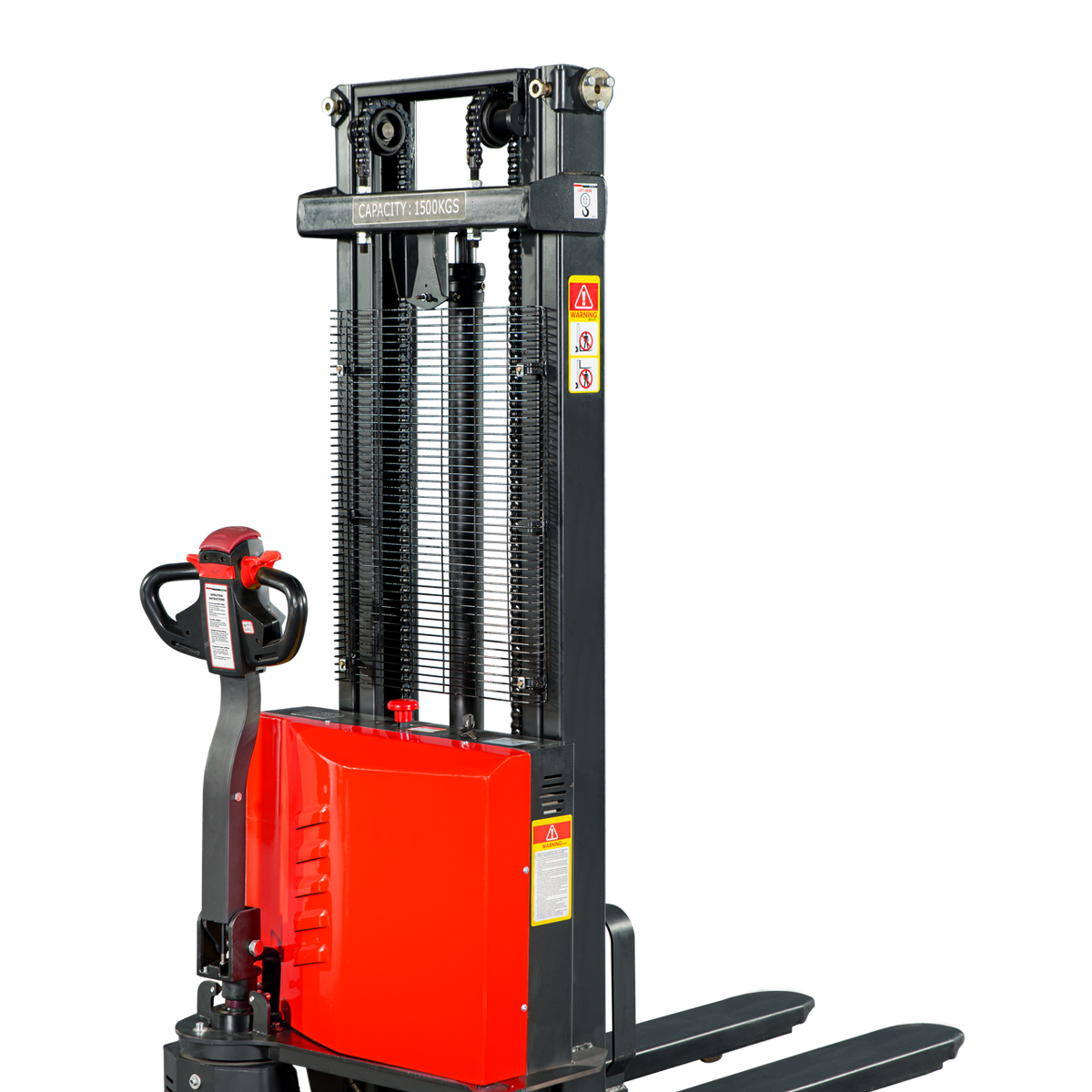 Arrow Warehousing | Self Propelled Electric Lift Straddle Stacker 1 Ton ...