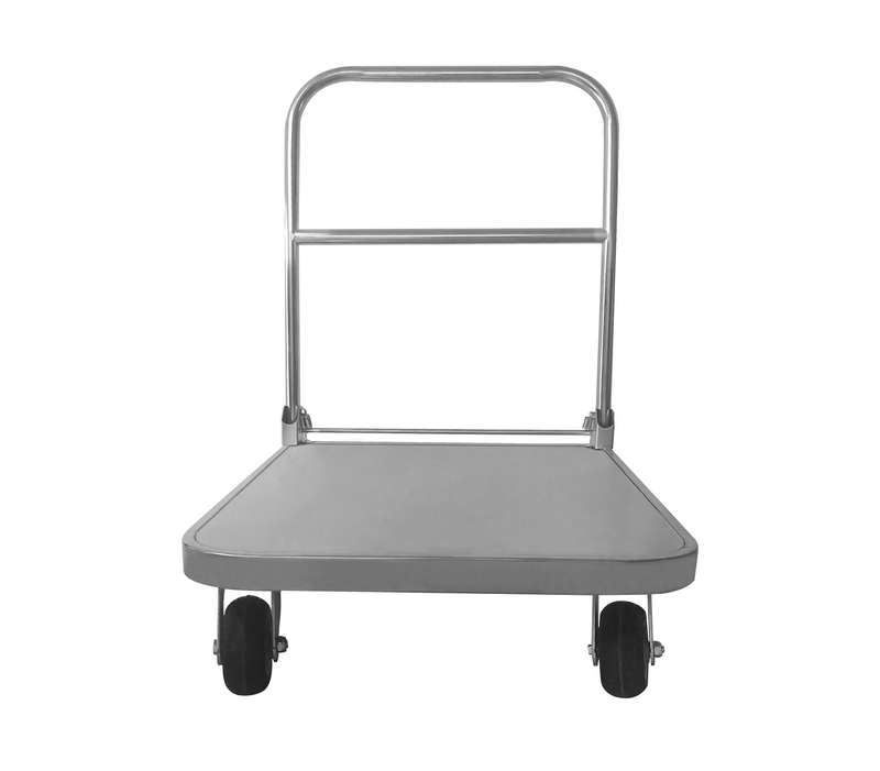 Stainless Steel  1 Tier - Hand Platform Trolley Truck