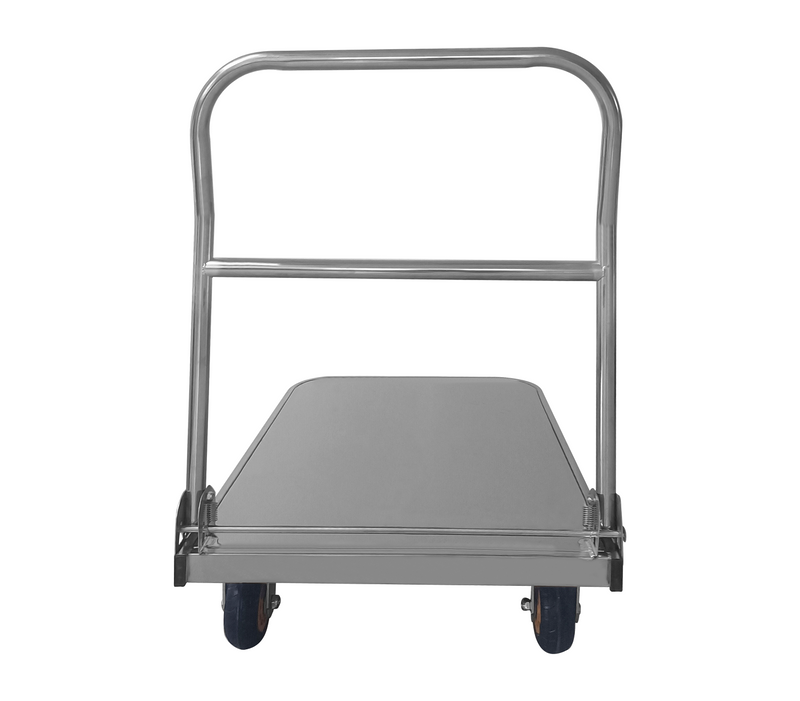 Stainless Steel  1 Tier - Hand Platform Trolley Truck